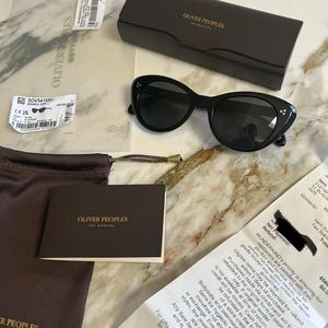 NEW Oliver Peoples 0OV 5415SU Rishell 1005P1 Black/g-15 polar Polorized Sunglass